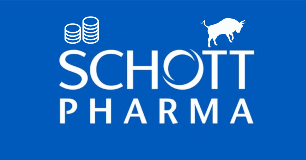 German medical vial manufacturer, Schott Pharma, debuted on the Frankfurt stock exchange, making a significant impact