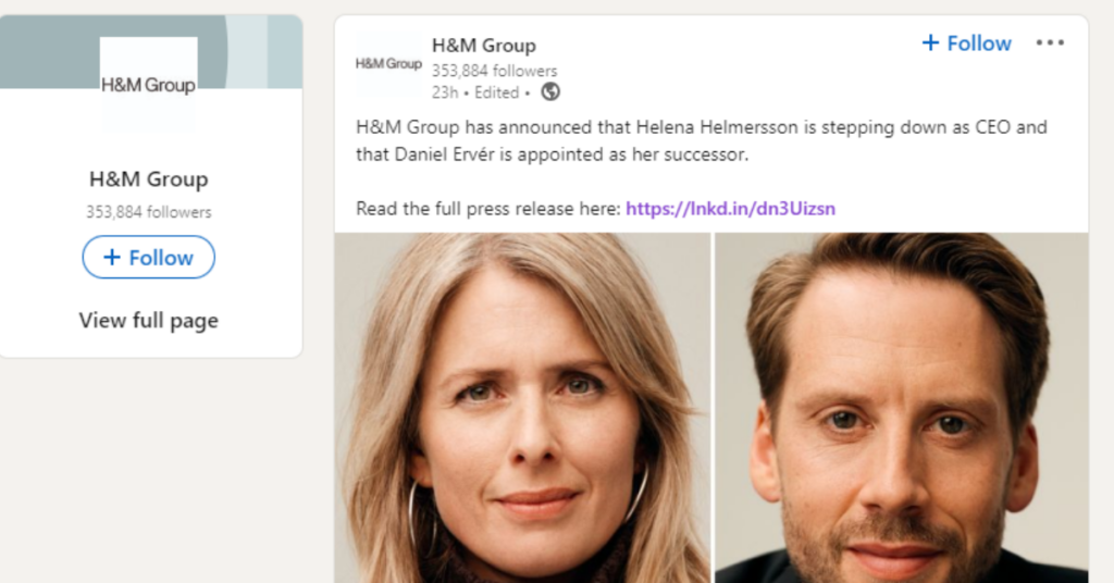 Helena Helmersson's resignation and the implications for the job market